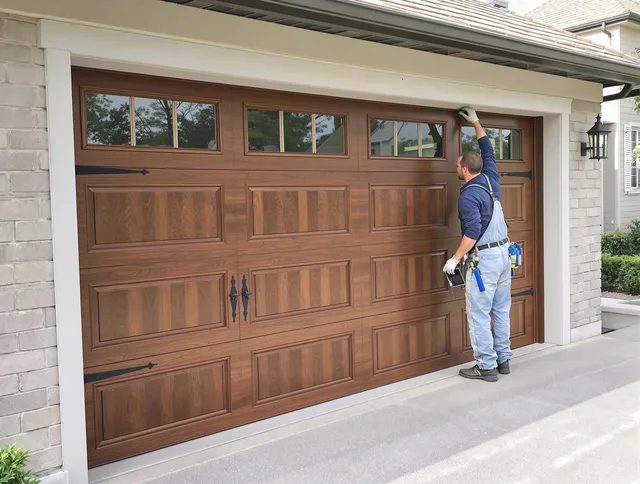 Custom garage door showcase by Colchester Garage Door Repair in Colchester