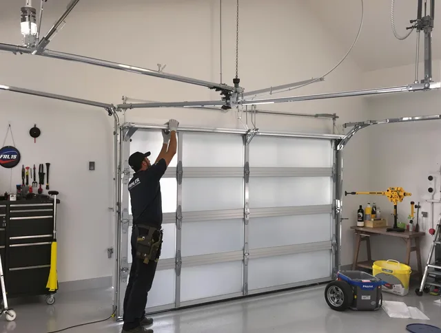 Colchester Garage Door Repair certified team performing precision garage door installation in Colchester