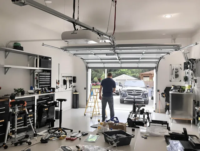 Garage door opener installation by Colchester Garage Door Repair in Colchester